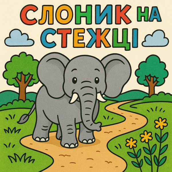 Слоник на стежці